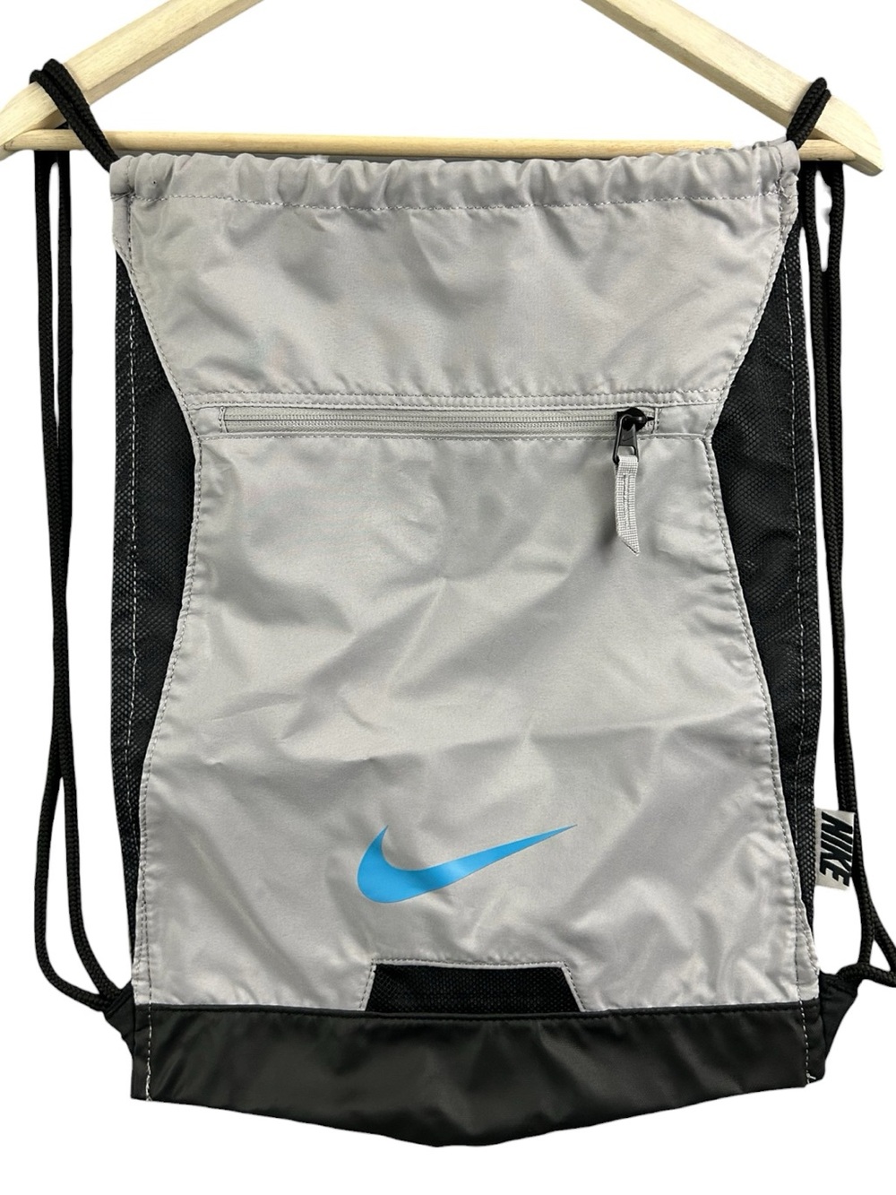 Nike Alpha Adapt Gym Sack Drawstring Blue Swoosh